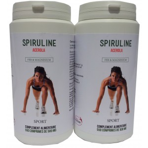 1100 comprimés de Spiruline + Acerola Bio Sport